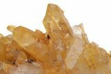 Tangerine Quartz Crystal Cluster - Brazil #229501-1